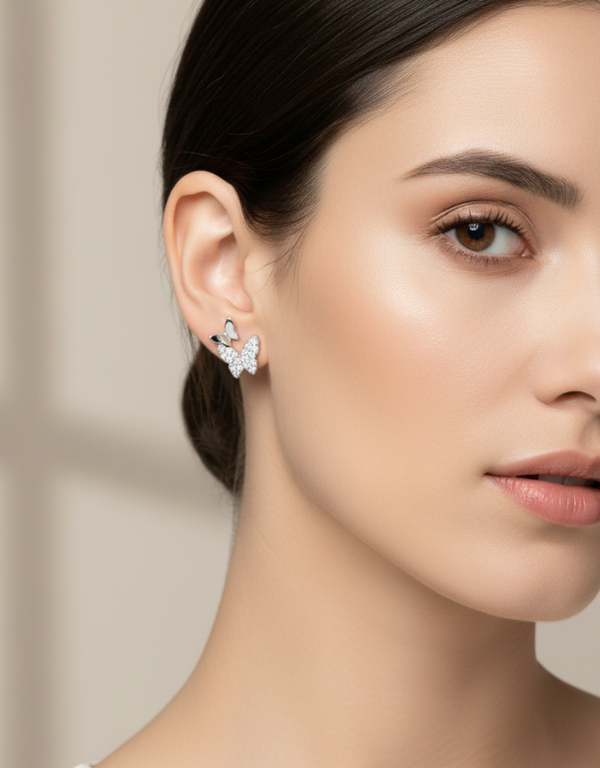 Shining Butterfly Studs