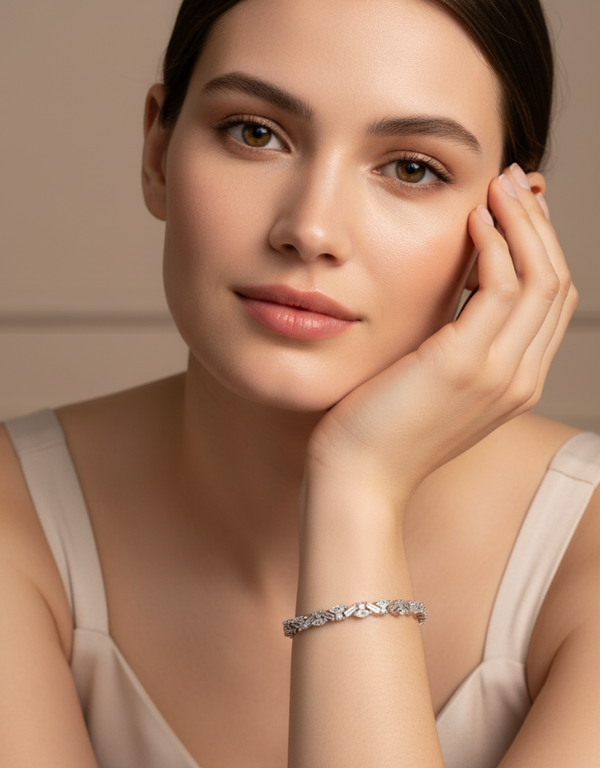 Silver Sparkling Bracelet
