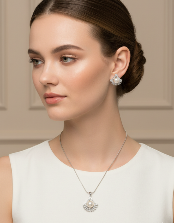 Sunshine Pendant with Pearl