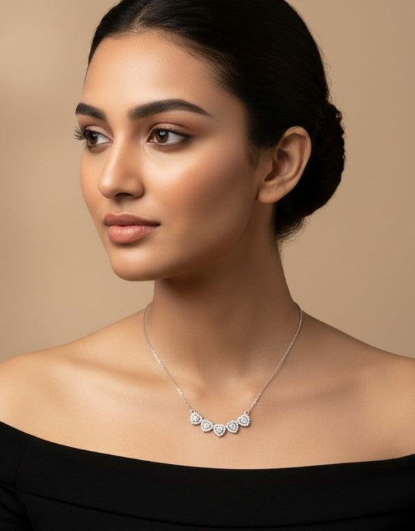 Adorable Heart Statement Necklace