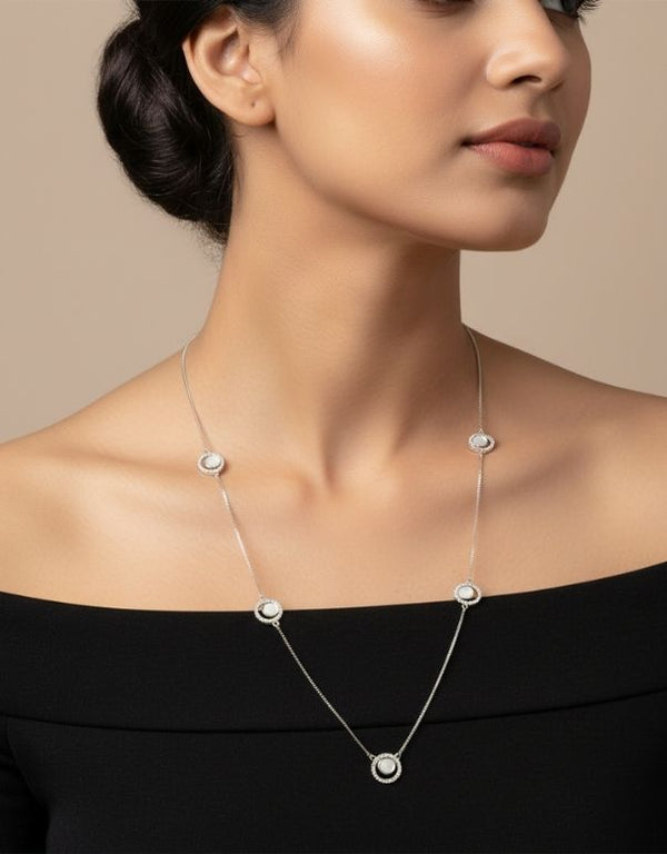 Oval Charm Necklace