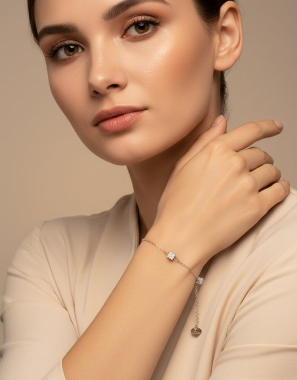 Connected By Boxes Bracelet