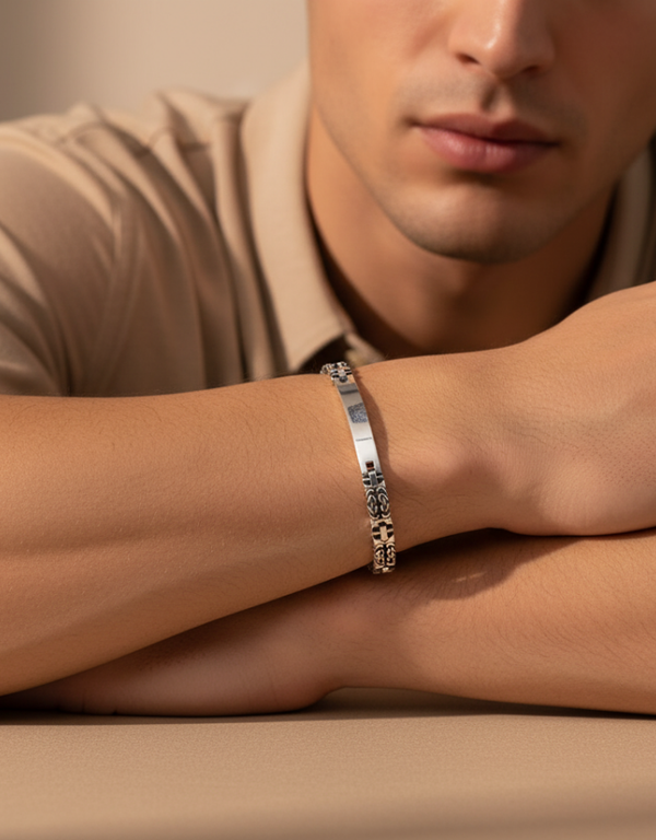 Personalised Initial Bracelet For Him