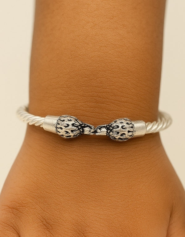 Peacock Bangle With Shiny Finish