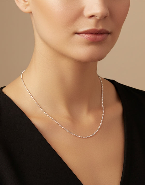 Silver Sparkle Minimalistic Chain