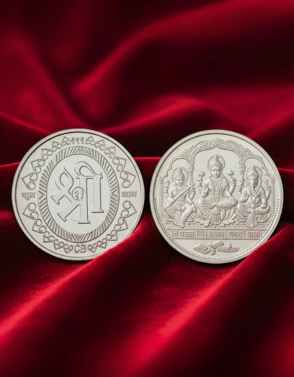 Laxmi Ganesh Saraswati Coin